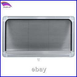 Motorhome Blind Flyscreen Grey Caravan Camper Van Conversion RV 90cmx65cm