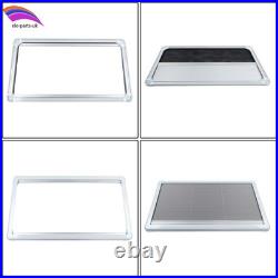 Motorhome Blind Flyscreen Grey Caravan Camper Van Conversion RV 90cmx65cm