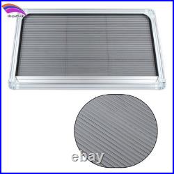 Motorhome Blind Flyscreen Grey Caravan Camper Van Conversion RV 90cmx65cm