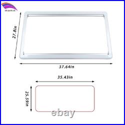Motorhome Blind Flyscreen Grey Caravan Camper Van Conversion RV 90cmx65cm