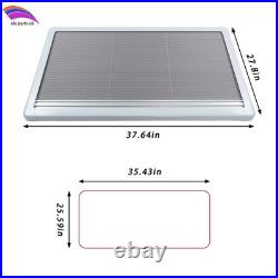 Motorhome Blind Flyscreen Grey Caravan Camper Van Conversion RV 90cmx65cm