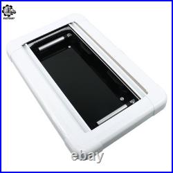 Motorhome Camper Van Rv Tempered Glass Hinged Window With Flyscreen 700mm450mm