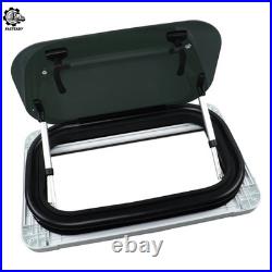 Motorhome Camper Van Rv Tempered Glass Hinged Window With Flyscreen 700mm450mm
