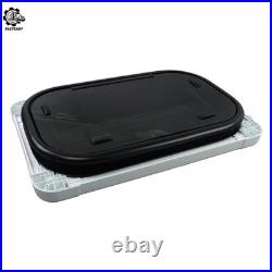 Motorhome Camper Van Rv Tempered Glass Hinged Window With Flyscreen 700mm450mm