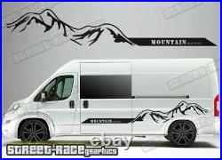 Motorhome Camper van 041 Mountain Edition graphics stickers Ducato Relay Boxer