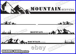 Motorhome Camper van 043 Mountain graphics stickers Crafter Mercedes Sprinter