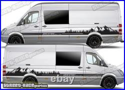 Motorhome Camper van 044 Adventure graphics Crafter Mercedes Sprinter decals Motorhome Camper van 044 Adventure graphics Crafter Mercedes Sprinter decals