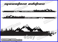 Motorhome Camper van 047 Mountain graphics stickers Crafter Mercedes Sprinter