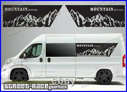 Motorhome Camper van 054 Mountain Edition graphics stickers Ducato Relay Boxer