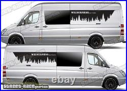 Motorhome Camper van 055 Wilderness graphic sticker Crafter Mercedes Sprinter