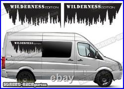 Motorhome Camper van 055 Wilderness graphic sticker Crafter Mercedes Sprinter