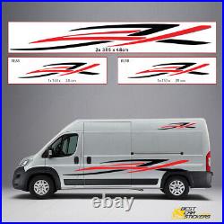 Motorhome Camper van Mountain graphics stickers Crafter Mercedes Sprinter LWB