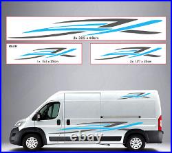 Motorhome Camper van Mountain graphics stickers Fits Citroen\Peugeot Van