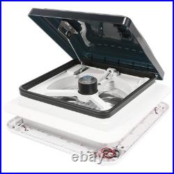 Motorhome Caravan Roof Vent Fan With LED Light 11x 11'' Camper Van Motorhome