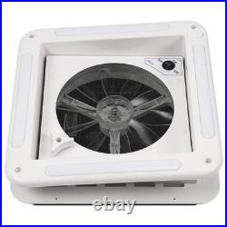 Motorhome Caravan Roof Vent Fan With LED Light 11x 11'' Camper Van Motorhome