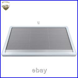 Motorhome Grey Blind Flyscreen 100cmx55cm Caravan Camper Van Conversion RV