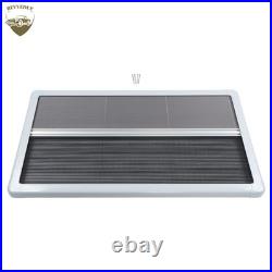 Motorhome Grey Blind Flyscreen 100cmx55cm Caravan Camper Van Conversion RV