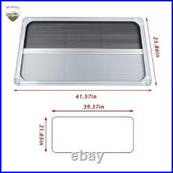 Motorhome Grey Blind Flyscreen 100cmx55cm Caravan Camper Van Conversion RV