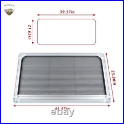 Motorhome Grey Blind Flyscreen 100cmx55cm Caravan Camper Van Conversion RV