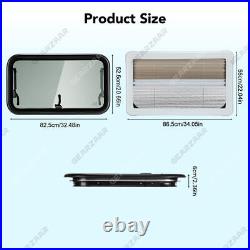 Motorhome Round Edge Camper Van Caravan Horsebox Conversion Cassette Window Motorhome Round Edge Camper Van Caravan Horsebox Conversion Cassette Window