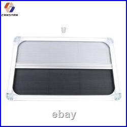 Motorhome White Blind Flyscreen 90cmx55cm Caravan Camper Van Conversion RV