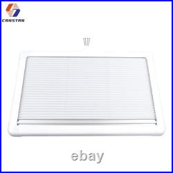 Motorhome White Blind Flyscreen 90cmx55cm Caravan Camper Van Conversion RV