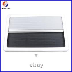 Motorhome White Blind Flyscreen 90cmx55cm Caravan Camper Van Conversion RV