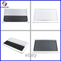 Motorhome White Blind Flyscreen 90cmx55cm Caravan Camper Van Conversion RV Motorhome White Blind Flyscreen 90cmx55cm Caravan Camper Van Conversion RV