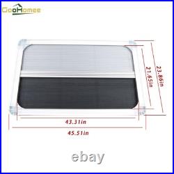Motorhome White Blind Flyscreen Caravan Camper Van Conversion RV 110cm×55cm