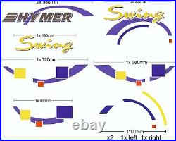 Motorhome camper van Sticker Decal Graph HYMER Swing vinyl graphic / decals / +