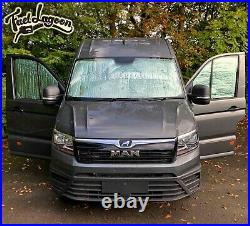 NEW VW Crafter 2017+ Camper Van Motorhome Thermal Screen Silver Blinds insulate