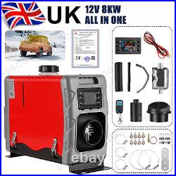 New 12V 8KW Air Diesel Heater Caravan Camper Van Motorhome Night Parking Truck