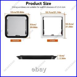New 500x500mm © Flat Camper Van Cassette Window for Caravan for Motorhome Window New 500x500mm © Flat Camper Van Cassette Window for Caravan for Motorhome Window