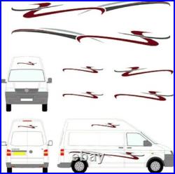 (No. 105) MOTORHOME GRAPHICS STICKERS DECALS CAMPER VAN CARAVAN UNIVERSAL FITTING