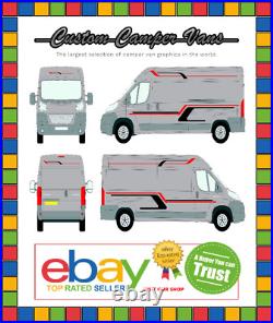 (No. 1127) CAMPER VAN GRAPHICS MOTORHOME STICKERS GRAPHICS DECALS CARAVAN DECALS