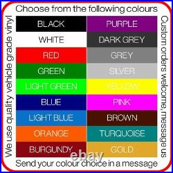 (No. 1127) CAMPER VAN GRAPHICS MOTORHOME STICKERS GRAPHICS DECALS CARAVAN DECALS