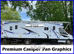 (No. 821) RV Trailer Camper Van Graphics Motorhome Large Decals Graphics Massive