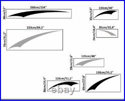 (No. 918) MOTORHOME GRAPHICS STICKERS DECALS CAMPER VAN CARAVAN UNIVERSAL FITTING