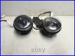 PAIR OF 90mm FUAN LED LIGHTS DRIVING LIGHT SPOT LIGHT MOTORHOME CAMPER VAN