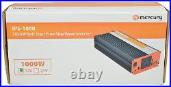 PURE SINE WAVE 1000w inverter top quality 12v 12 volt ideal camper van motorhome