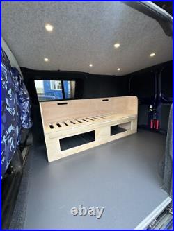 Plywood Fold Out Camper Van Bed Bed T5 T6 Transit Custom Self Build Motor Home