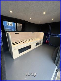 Plywood Fold Out Camper Van Bed Bed T5 T6 Transit Custom Self Build Motor Home