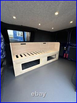 Plywood Fold Out Camper Van Bed Bed T5 T6 Transit Custom Self Build Motor Home
