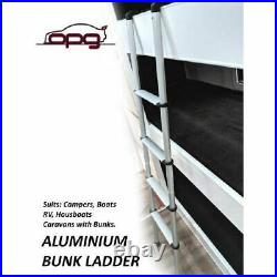 Portable Step Bunk Ladder for RV Camper Van Caravan Motorhome 1.63M High