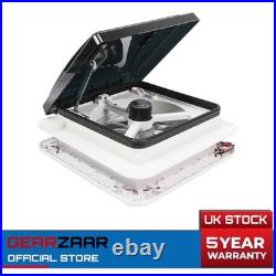 RV Caravan Skylight Vent With LED Light Camper Van Motorhome White 11x 11' RV Caravan Skylight Vent With LED Light Camper Van Motorhome White 11x 11'
