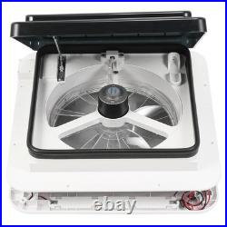 RV Caravan Skylight Vent With LED Light Camper Van Motorhome White 11x 11' RV Caravan Skylight Vent With LED Light Camper Van Motorhome White 11x 11'