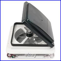 RV Caravan Skylight Vent With LED Light Camper Van Motorhome White 11x 11' RV Caravan Skylight Vent With LED Light Camper Van Motorhome White 11x 11'