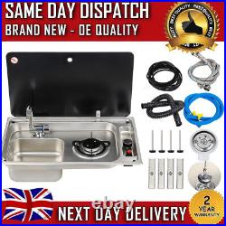 RV Gas Stove & Sink Cooker Hob Unit LH Motorhome Yacht Trailer Camper Van Boat