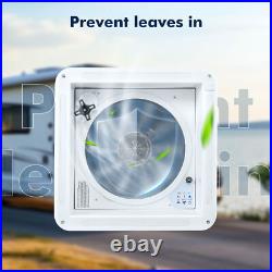 RV Roof Vent Fan 12V 10 Speeds with Remote Control Camper Van Motorhome Caravan UK