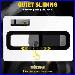 Rear Left 780x240mm Universal Sliding Window Motorhome Dark Tint Tempered Glass